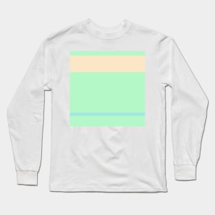 A mild jumble of Light Pink, Robin'S Egg Blue, Magic Mint and Pale Peach stripes. Long Sleeve T-Shirt